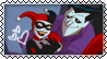 Joker and Harley Quinn Stamp by nniikkiii