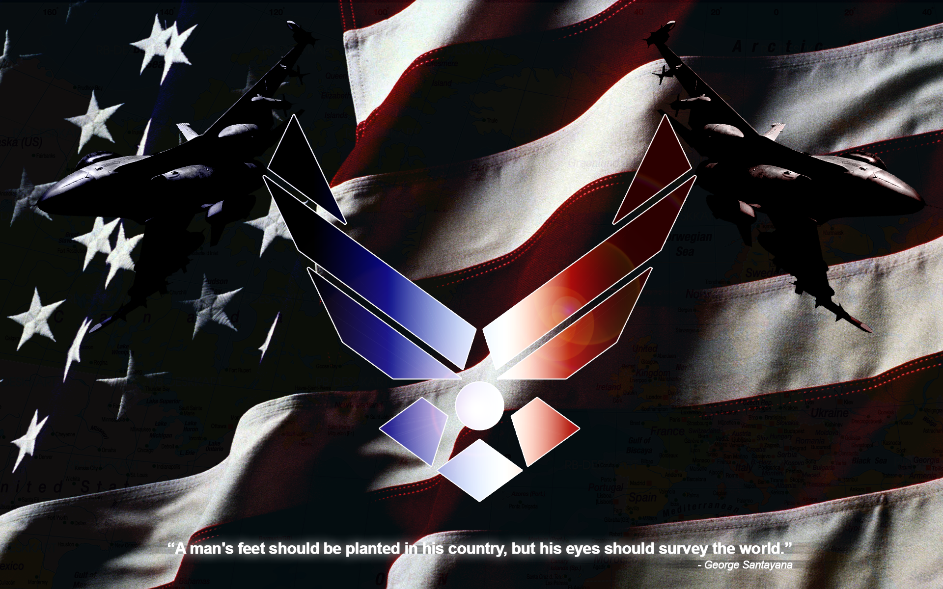 US Air Force Wallpaper by BadWolfArt on DeviantArt