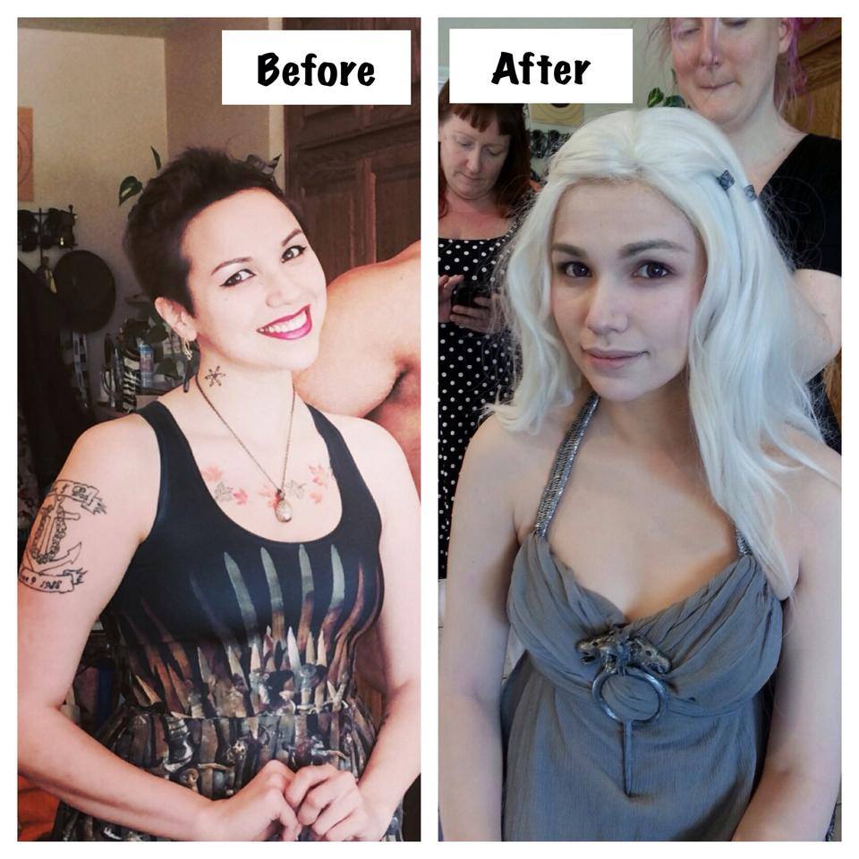Daenerys Targaryen - Before/After by TripdWyr on DeviantArt