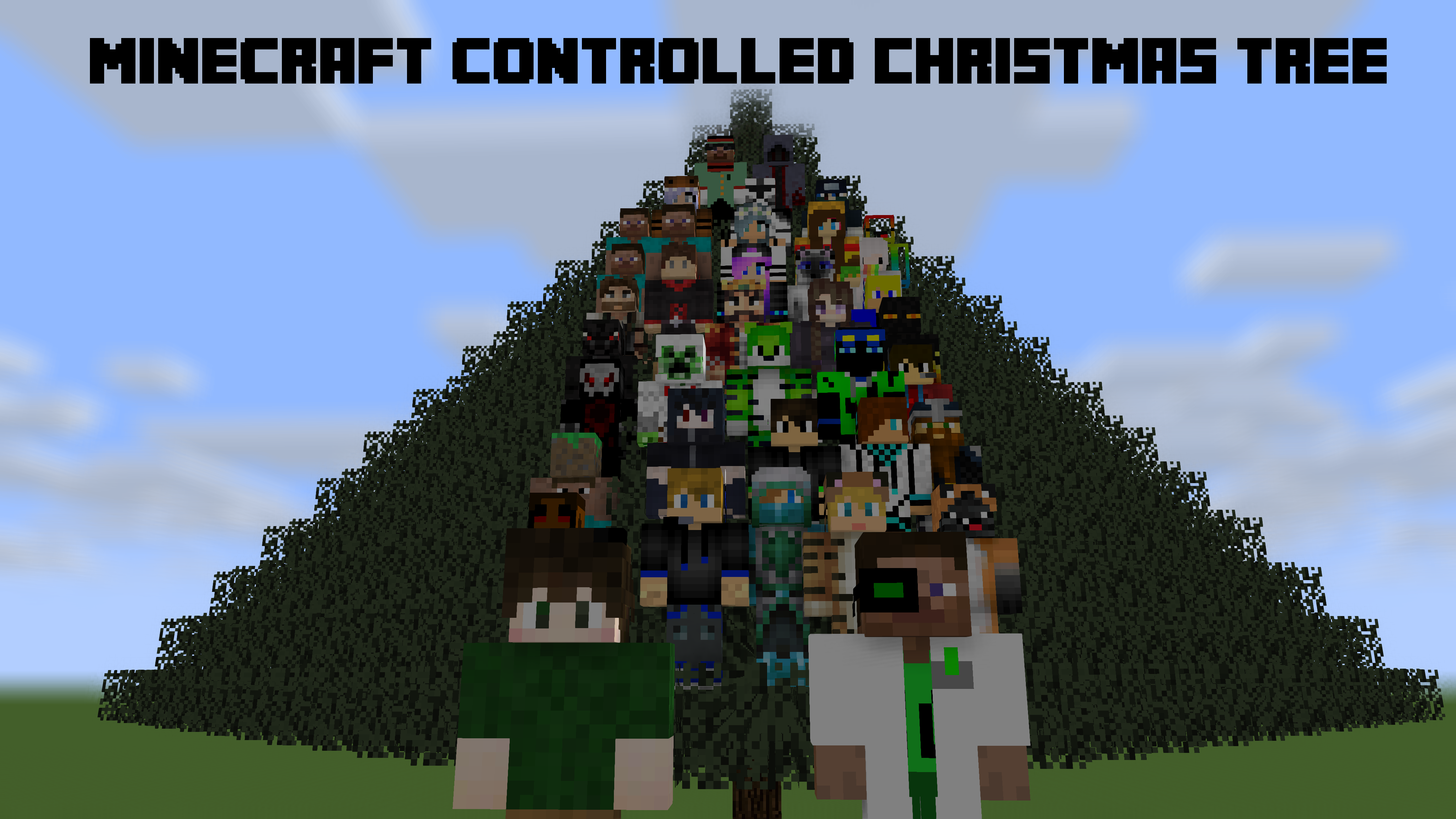 Minecraft Controlled Christmas Tree: 40 Players by Dlljs on DeviantArt