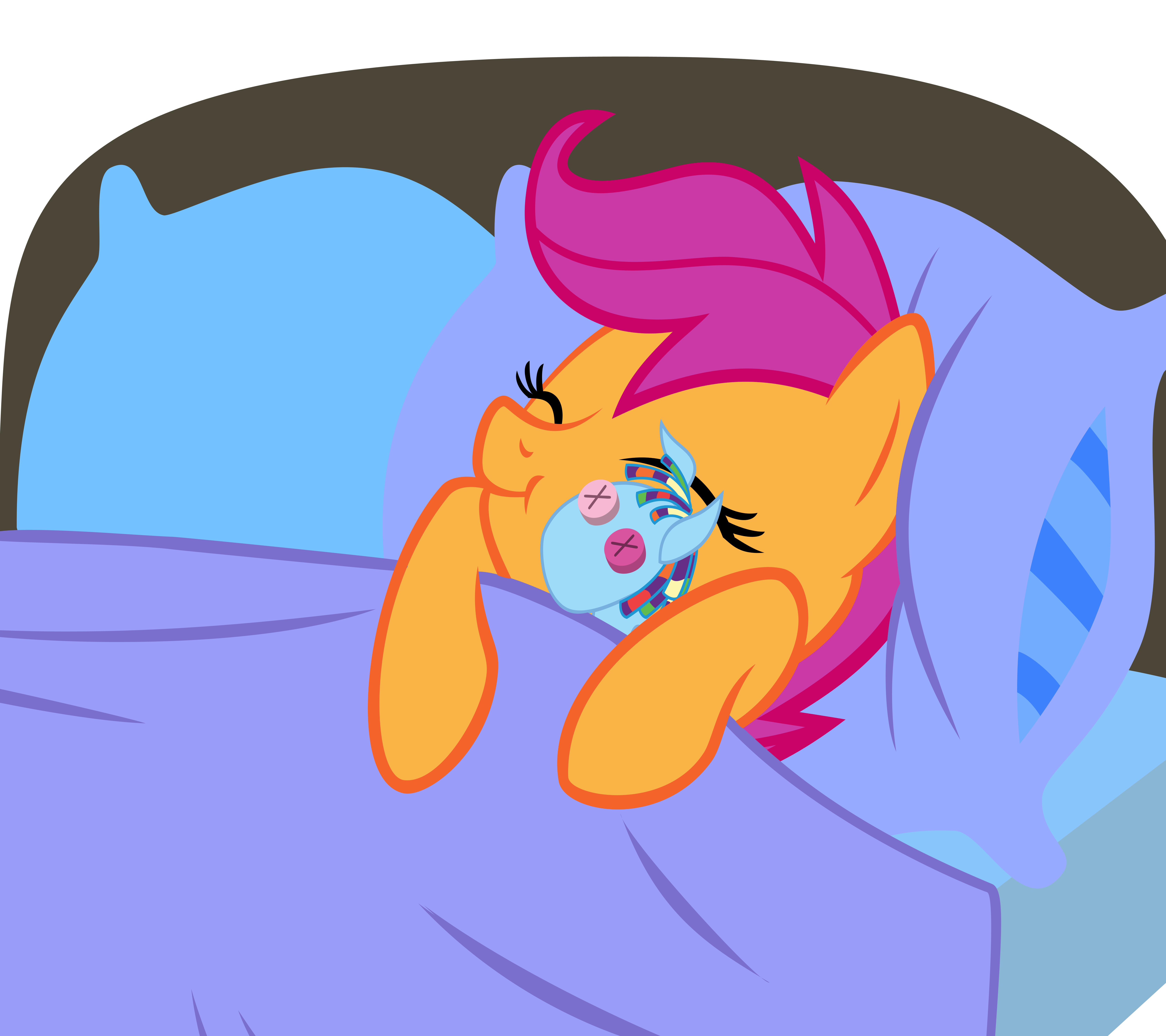 [Obrázek: scootaloo_snuggling_in_bed_with_her_toy_...5c13qc.png]