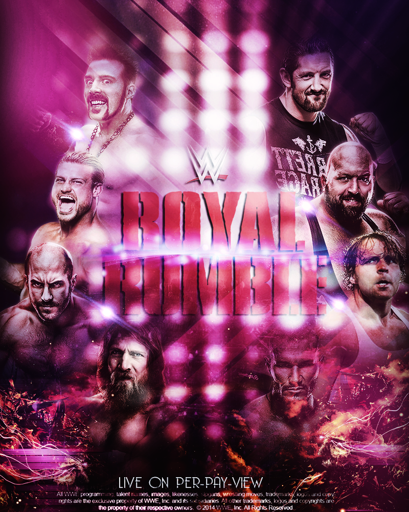 Royal Rumble Poster 2015 By HeZa by XHunter006