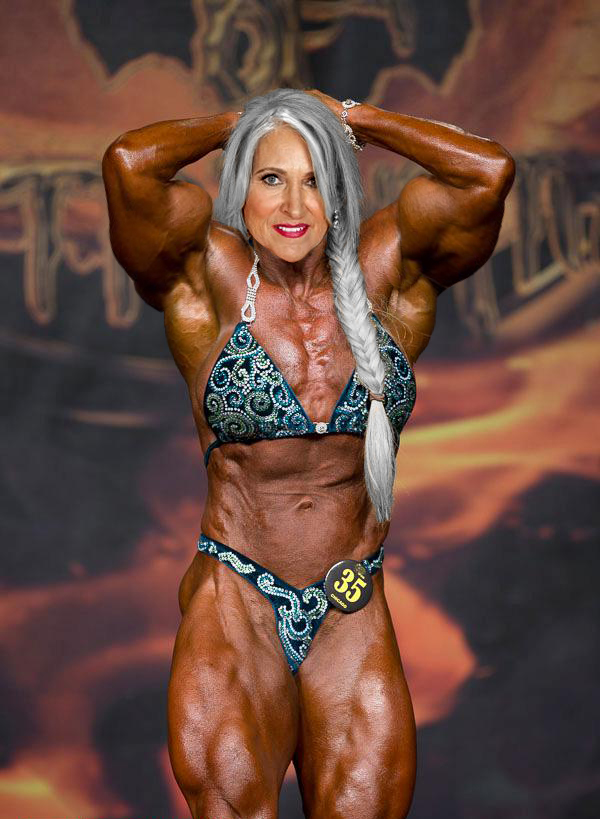 Nude Muscle Granny 118