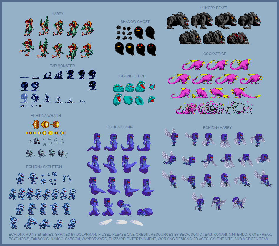 The VG Resource - Dolphman's sprite library of customs & edits