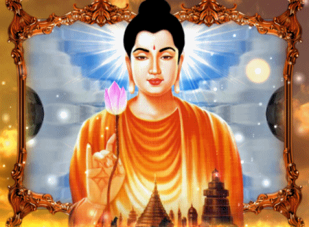 BUDDHA LOTUS FLOWER by VISHNU108