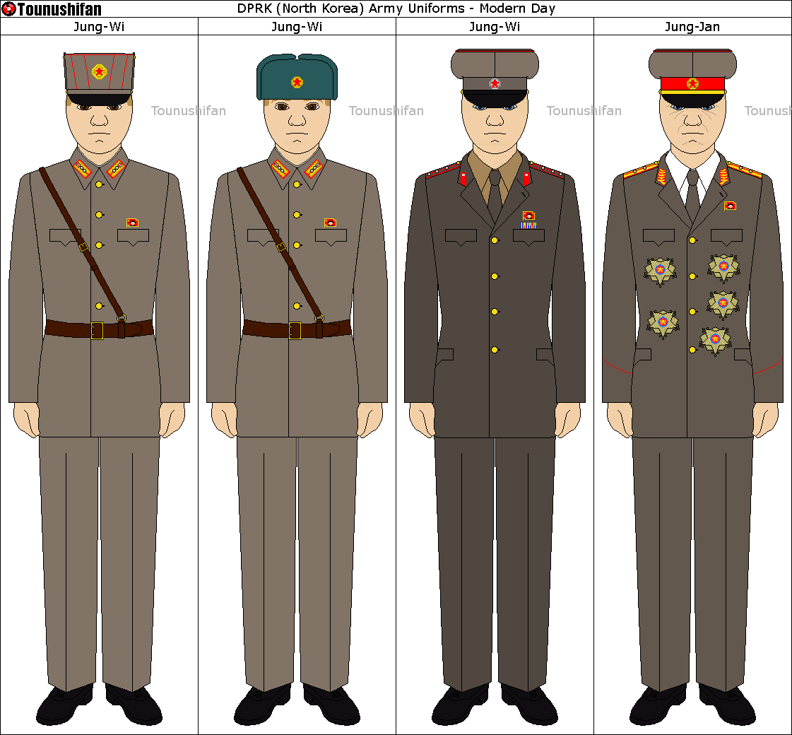 North Korean Army Uniform 54