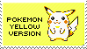 pokemon yellow version stamp by sable-saro