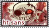 UT: Horrortale Sans || Fan Stamp by Sanstima-Stamps