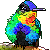 Free Fiery Throated Hummingbird Icon by Anti-Dark-Heart
