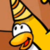 Club Penguin - Party Yellow Penguin Icon