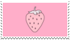 strawberry stamp by goredoq