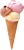 Pink ice cream 50px