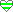 White and Green Striped Heart Emote