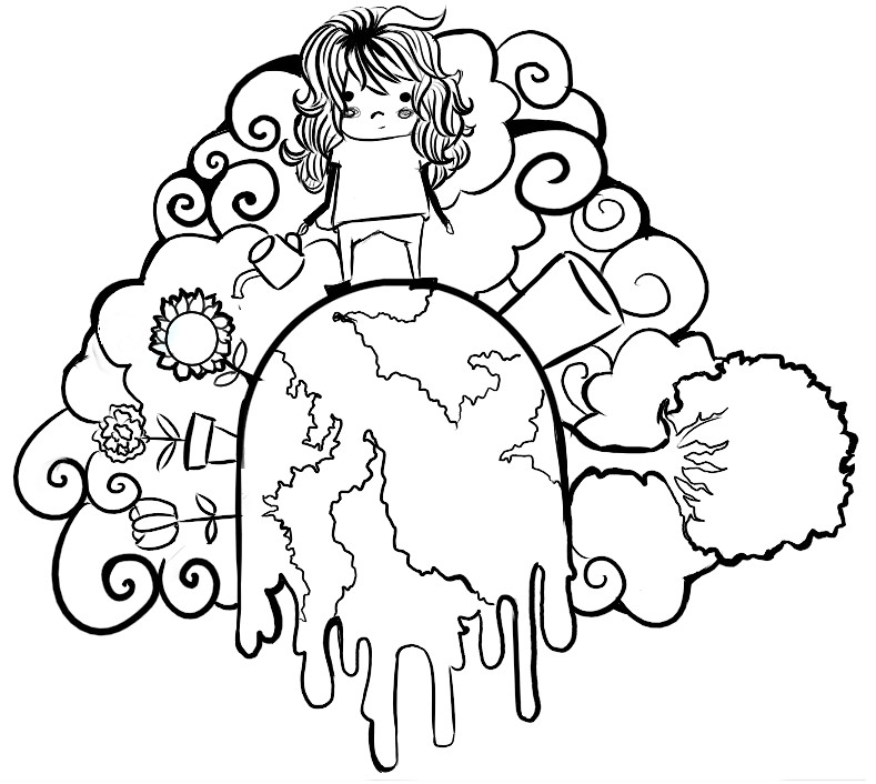 Earth Day Poster Coloring Pages 2