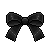 Free Black Bow Icon by Nightlight-Lullaby