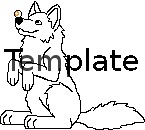 Wolf/Fox Beg Animation Template by Tienala