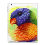 Rainbow Lorikeet Realistic Painting iPad Case