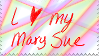 Mary Sue Love Stamp by musable