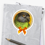 Senegal Parrot Realistic Painting Sticker