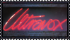 Ultravox neon logo stamp by stampitystampstamp