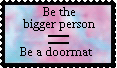 Stamp: Be a doormat by Riza-Izumi
