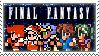 Final Fantasy retro heroes stamp by CosmoAlien