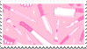 pink knives stamp by Nine-Inch-Kales