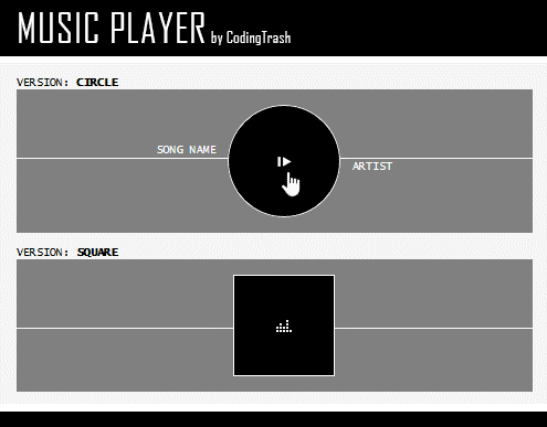 Music Player #1 by CodingTrash